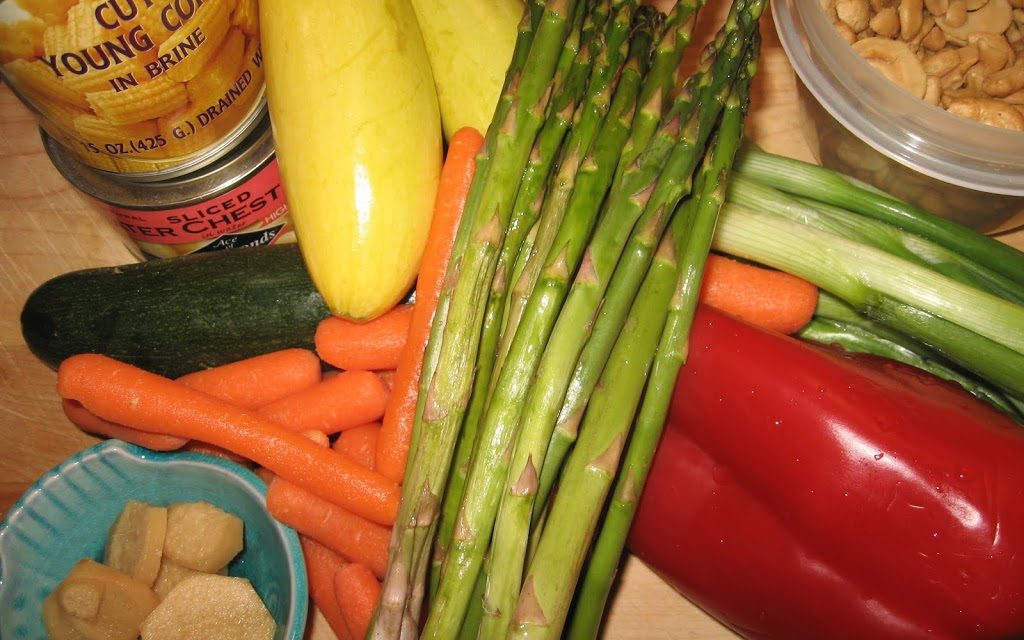 Arhat’s Fast (or veggie-cashew stir-fry)