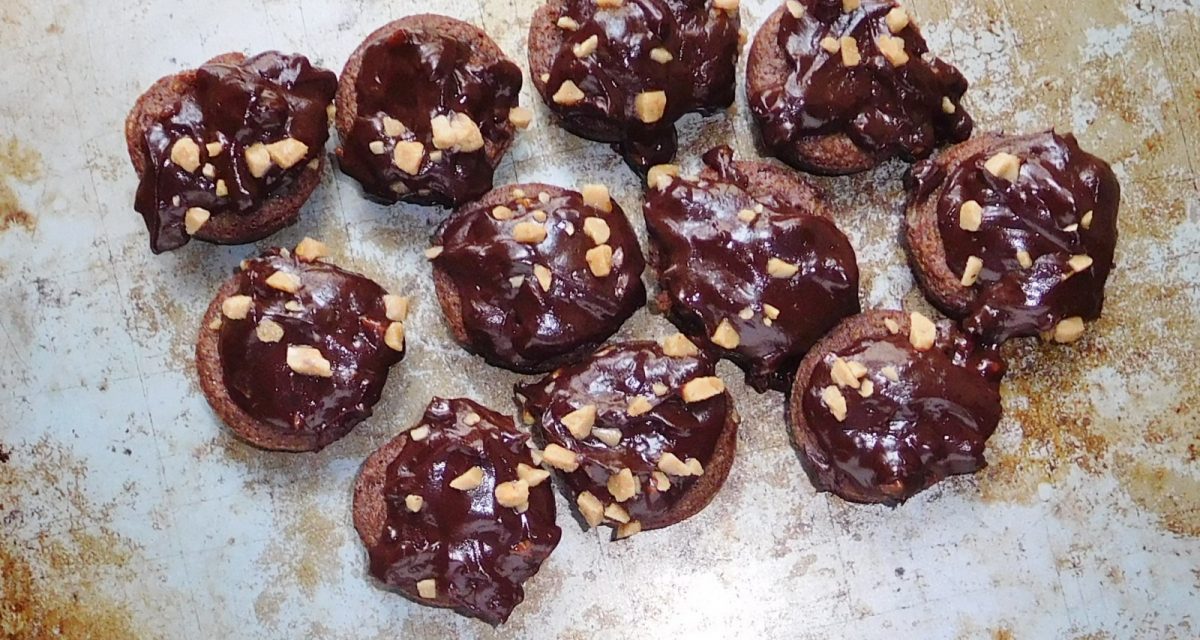 Chocolate Toffee Brownie Bites