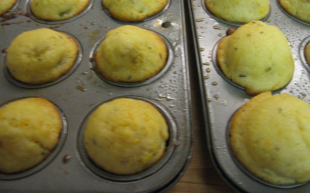 Orange Rosemary Mini-muffins