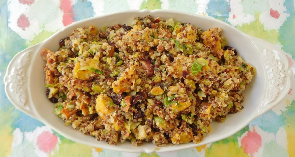 Quinoa Salad With Vegetables and Orange Dressing