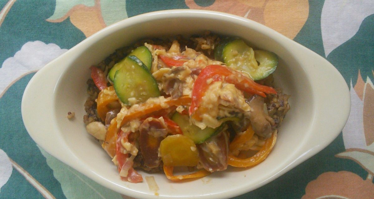 Stir-Fried Vegetables With Gouda