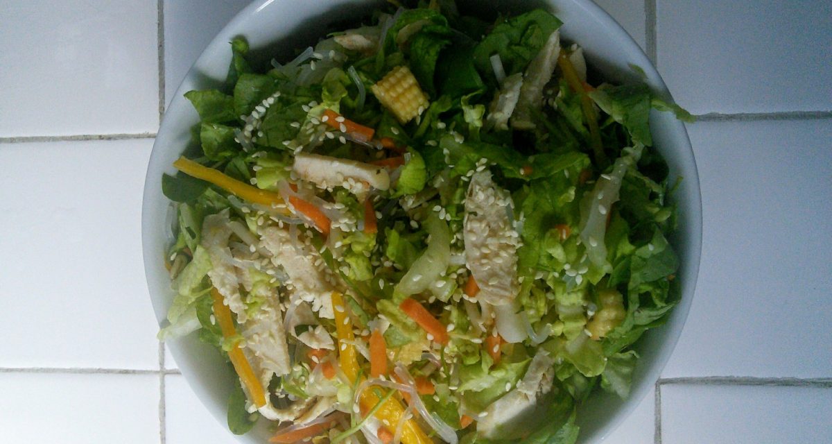 Inside Out Chinese Spring Roll Salad