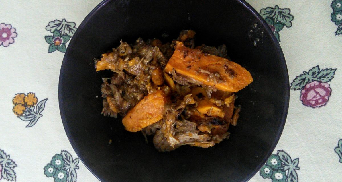 Hoosier Pork Spare Rib and Sweet Potato Stew