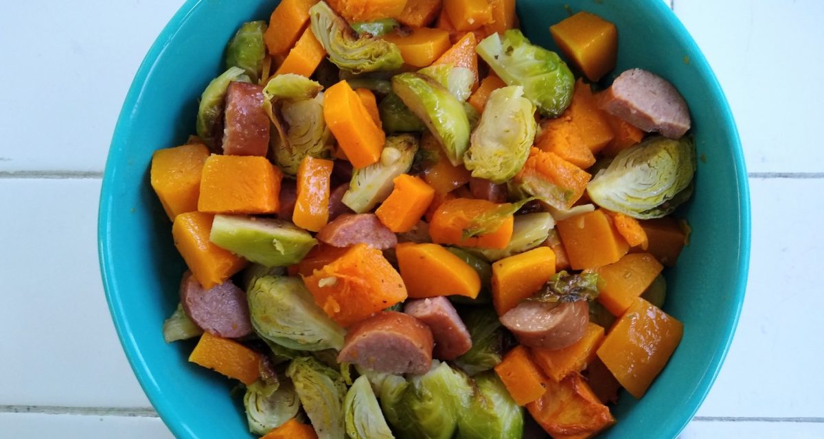 Turkey Kielbasa and Veggies (Sheet Pan Dinner)